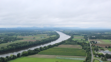 View of Connecticut River from Mount Sugarloaf