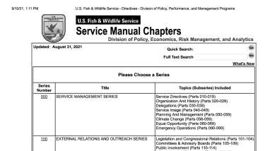 FWS Service Manual