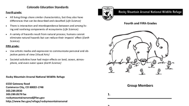 Rocky Mountain Arsenal NWR Grades 4-5 Teacher Led Booklet.pdf