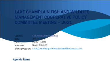 LCFWCO - LCFWMC Policy Committee Agenda 2021