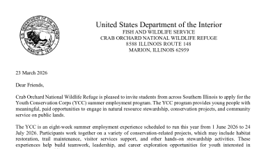 Youth Conservation Corps (YCC) summer employment opportunity