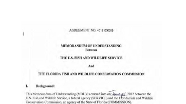 Everglades Headwaters Memorandum of Understanding FWC-MOU