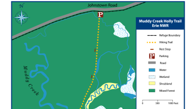 ENWR Muddy Creek Holly Trail Map