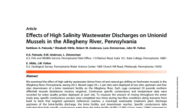 Contaminants Studies - Pennsylvania