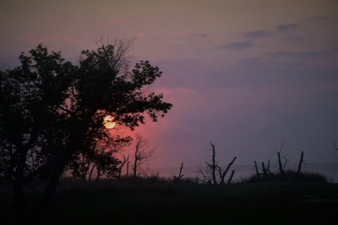 Sunrise at J. Clark Salyer NWR