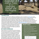 Assisting Adaptation of Joshua Trees to a Changing Climate and Fire Regime Case Study Handout