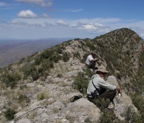 High elevation of San Andres Mountain