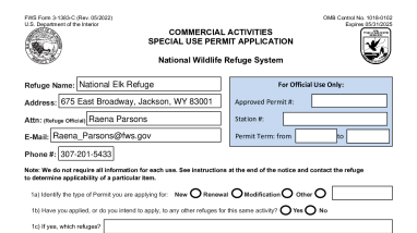 National Elk Refuge Commercial Special Use Permit Applications