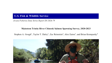 Mainstem Trinity River Chinook Salmon Spawning Survey, 2020-2023