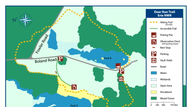 ENWR Deer Run Trail Map