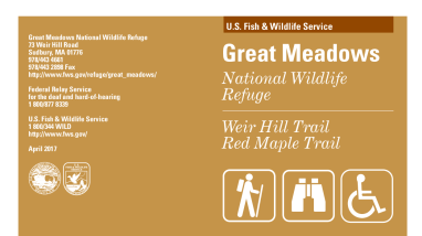 Great Meadows National Wildlife Refuge Sudbury Unit Trail Brochure