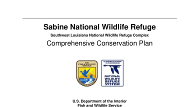 Sabine National Wildlife Refuge Comprehensive Conservation Plan