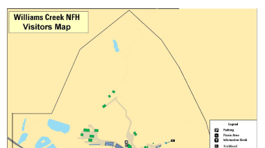 Williams Creek National Fish Hatchery Map