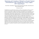 Monitoring and Evaluation of Mitchell Act-Funded National Fish Hatcheries in the Columbia River Gorge Complex 2023 Annual Report