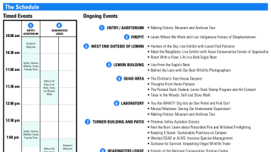 2024 NCTC Open House Schedule and Map