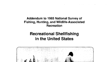 Recreational Shellfishing in the U.S. 1985 Addendum