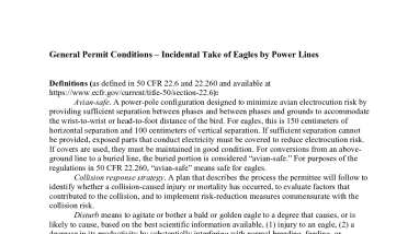 General Permit Standard Conditions - Powerlines