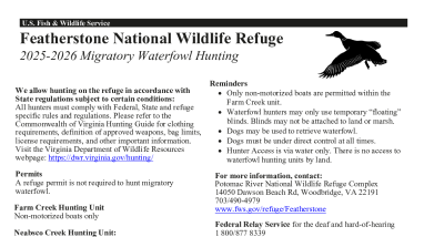 Featherstone Waterfowl Hunt 2025-26