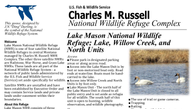 Lake Mason NWR Tearsheet Brochure