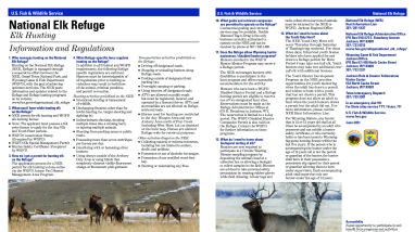 2021 Elk Hunt Regulations