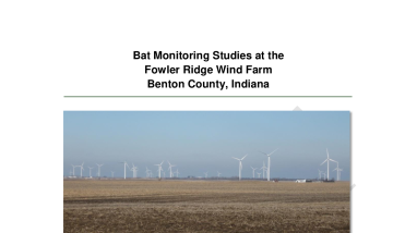 Fowler Ridge Wind Farm PCM Report 2016