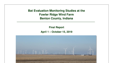Fowler Ridge Wind Farm PCM Report 2019