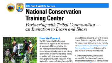 NCTC Training Brochure Partnering with Tribal