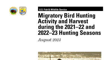 Migratory Bird Hunting Activity and Harvest during the 2021–22 and 2022–23 Hunting Seasons