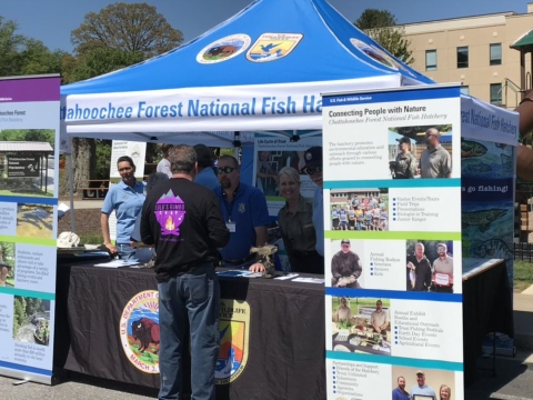 Education outreach Chattahoochee Forest National Fish Hatchery