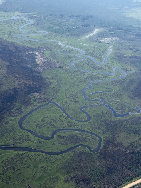 riparian and marsh west of Beauval, Saskatchewan