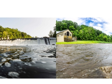 Columbia Dam Then and Now